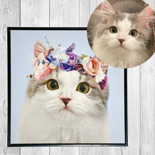 画像をギャラリービューアに読み込む, うちの子アート│ノルウェージャンフォレストキャット│ペットのオリジナル油絵風イラスト│額入りキャンバスアート│写真を送るだけで簡単に作れるオーダーメイドグッズ│愛犬家や愛猫家へのギフトとしても♪