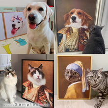 画像をギャラリービューアに読み込む, うちの子アート│制作事例一覧02│ペットのオリジナル油絵風イラスト│額入りキャンバスアート│写真を送るだけで簡単に作れるオーダーメイドグッズ│愛犬家や愛猫家へのギフトとしても♪