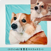 画像をギャラリービューアに読み込む, うちの子イラスト入りクッションカバー│コーギー・手描きイラスト(お顔)制作事例│ペットの写真を送るだけ。簡単に作れるオリジナルグッズ。│愛犬家や愛猫家へのギフト、メモリアルグッズにも最適◎