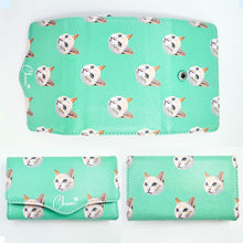 画像をギャラリービューアに読み込む, うちの子キーケース │広げた様子│ペット柄のレザー調キーケース│写真を送るだけで簡単オーダーメイド。世界で一つのオリジナルグッズ│愛犬家や愛猫家へのギフトとしても♪キー