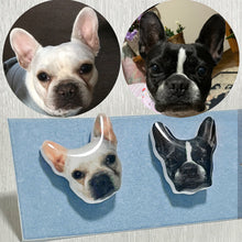 画像をギャラリービューアに読み込む, うちの子型ピアス│フレンチブルドッグ│ペットの写真から作るオリジナルアクセサリー│ペットのお顔型ピアスを簡単オーダーメイド♪│愛犬家・愛猫家へのギフトにも◎