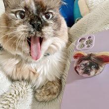 画像をギャラリービューアに読み込む, うちの子型スマホグリップ (MagSafe対応可)制作事例│長毛猫│ペットの写真を送るだけで作れるオリジナルグッズ│愛犬家や愛猫家へのギフトとしても◎