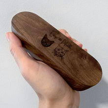 画像をギャラリービューアに読み込む, うちの子おひげケース │手のひらサイズ│ペットの髭・遺毛・遺骨入れ│犬や猫のお名前&イラスト入り│写真を送るだけで簡単オーダーメイド。世界で一つのオリジナルグッズ│メモリアルグッズやギフトに♪