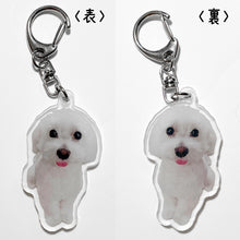 画像をギャラリービューアに読み込む, うちの子アクリルキーホルダー。ペットのイラストグッズ・写真グッズとのあわせ買いで特別価格に。| マルプー