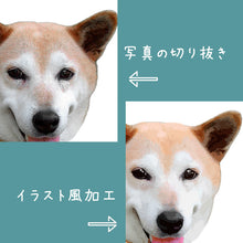 画像をギャラリービューアに読み込む, うちの子型ピアス│ペットの写真をイラスト風に加工。│写真を送るだけで簡単に作れるペットのオーダーメイドグッズ│愛犬家・愛猫家へのギフトにも◎