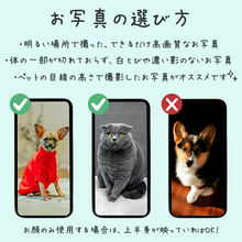 画像をギャラリービューアに読み込む, うちの子型コインケース│ペットの写真の選び方