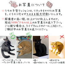 画像をギャラリービューアに読み込む, ペットの写真から制作するオリジナルクッション┃写真の選び方┃うちの子の形のオーダーメイドクッション。