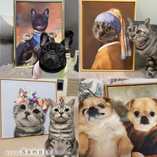 画像をギャラリービューアに読み込む, うちの子アート│制作事例一覧│ペットのオリジナル油絵風イラスト│額入りキャンバスアート│写真を送るだけで簡単に作れるオーダーメイドグッズ│愛犬家や愛猫家へのギフトとしても♪