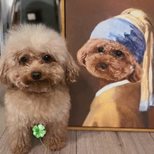 画像をギャラリービューアに読み込む, うちの子アート│ティーカッププードル│ペットのオリジナル油絵風イラスト│額入りキャンバスアート│写真を送るだけで簡単に作れるオーダーメイドグッズ│愛犬家や愛猫家へのギフトとしても♪