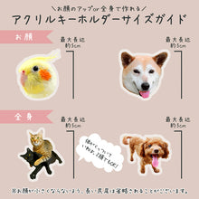 画像をギャラリービューアに読み込む, うちの子アクリルキーホルダー│サイズは最大5センチ