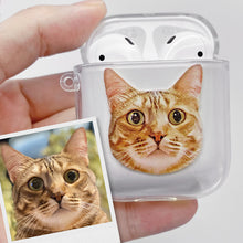 画像をギャラリービューアに読み込む, うちの子AirPods/ Proケース| ペットのイラスト・写真グッズとのあわせ買いでお得にオーダーメイド。 | トラ猫 | 愛犬家や愛猫家へのギフトにも◎