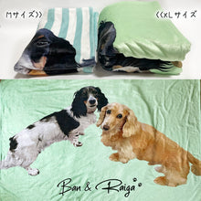 画像をギャラリービューアに読み込む, うちの子ブランケット│ダックスフンド、サイズ比較│ペットの写真を送るだけで簡単オーダーメイド。オリジナルイラスト入りグッズ│愛犬家や愛猫家へのギフトとしても♪