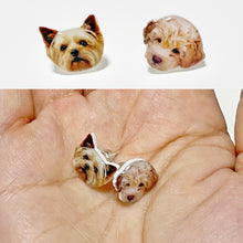 画像をギャラリービューアに読み込む, うちの子型ピアス│あわせ買い専用特別価格│制作事例・ヨークシャーテリア、トイプードル│ペットの写真から作るオリジナルアクセサリー│ペットのお顔型ピアスを簡単オーダーメイド♪│愛犬家・愛猫家へのギフトにも◎