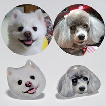 画像をギャラリービューアに読み込む, うちの子型ピアス(あわせ買い専用)│ポメラニアン、トイプードルシルバー│ペットの写真から作るオリジナルアクセサリー│ペットのお顔型ピアスを簡単オーダーメイド♪│愛犬家・愛猫家へのギフトにも◎