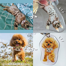 画像をギャラリービューアに読み込む, うちの子色鉛筆イラストキーホルダー│制作事例:ベンガルキャット、トイプードル│ペットのオリジナル似顔絵入りレジンキーホルダー│写真を送るだけで簡単に作れるオーダーメイドグッズ│愛犬家や愛猫家へのギフトとしても♪