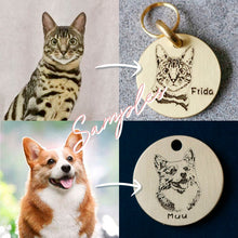 画像をギャラリービューアに読み込む, うちの子イラストネームタグ(ペットの迷子札)│制作事例│ベンガル、コーギー