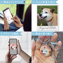 画像をギャラリービューアに読み込む, うちの子ひょこりキーホルダー│ペットの写真を送るだけで簡単注文。オリジナルグッズがご自宅に届きます♪