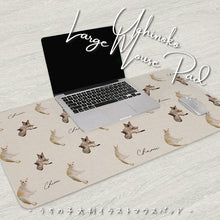 画像をギャラリービューアに読み込む, うちの子大判マウスパッド│猫、全身2種│ペットのイラスト入りグッズ│写真を送るだけで簡単オーダーメイド│愛犬家や愛猫家へのギフトにも◎