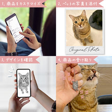 画像をギャラリービューアに読み込む, うちの子型シルバーネックレス│ペットの写真を送るだけで簡単注文。オリジナルグッズがご自宅に届きます♪