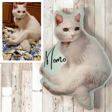 画像をギャラリービューアに読み込む, ペットのお名前入りクッション制作事例│白猫│ペットの写真を送るだけで作れるオーダーメイドのオリジナルグッズ│愛犬家や愛猫家へのギフトとしても♪
