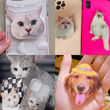 画像をギャラリービューアに読み込む, うちの子型スマホグリップ (MagSafe対応可)制作事例│全身や小物入りでも作れる♪j│ペットの写真を送るだけで、オリジナルグッズを作れる♪