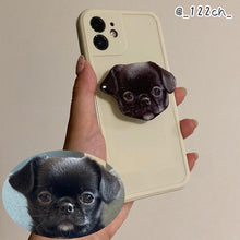 画像をギャラリービューアに読み込む, うちの子型スマホグリップ (MagSafe対応可)制作事例│ペキニーズ│ペットの写真を送るだけで作れるオリジナルグッズ│愛犬家や愛猫家へのギフトとしても◎