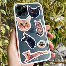 画像をギャラリービューアに読み込む, うちの子ステッカー | スマホケースのデコレーションとしても◎| ペットのイラスト・写真グッズとのあわせ買いでお得にオーダーメイド。 | 世界で一つだけのペット型フレークシール | 愛犬家・愛猫家へのギフトにも◎