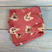 画像をギャラリービューアに読み込む, うちの子ハンドタオル| トラ猫、ハンカチ | ペットのイラスト・写真グッズとのあわせ買いでお得にオーダーメイド。 | 愛犬家や愛猫家へのギフトにも◎