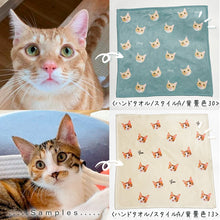 画像をギャラリービューアに読み込む, うちの子タオル│三毛猫、茶トラ│ペットの写真を送るだけで簡単オーダーメイド。世界で一つだけのオリジナルグッズ│愛猫家・愛犬家へのギフトとしても♪