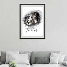 画像をギャラリービューアに読み込む, うちの子デジタルイラスト│水彩・わんこ2匹│ペットの写真がオリジナルイラストに。簡単・安価に作れるうちの子グッズ│愛犬家や愛猫家へのギフトにも◎世界で一つだけのオーダーメイドグッズ