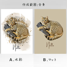 画像をギャラリービューアに読み込む, うちの子デジタルイラスト│全身イラスト2種│ペットの写真がオリジナルイラストに。簡単・安価に作れるうちの子グッズ│愛犬家や愛猫家へのギフトにも◎世界で一つだけのオーダーメイドグッズ