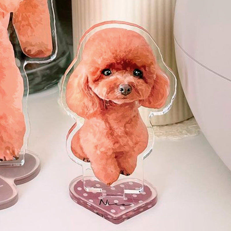 犬　アクリルスタンド うちの子アクリルスタンド|ペットのイラスト・写真グッズとあわせ買い